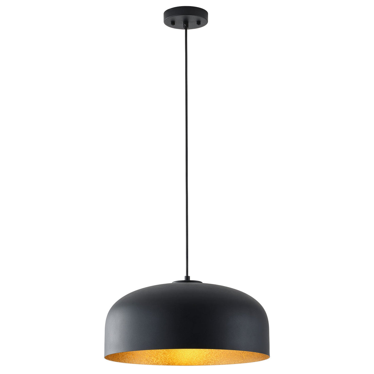 1-Light Industrial Two Sizes Bowl Shade Pendant Lighting