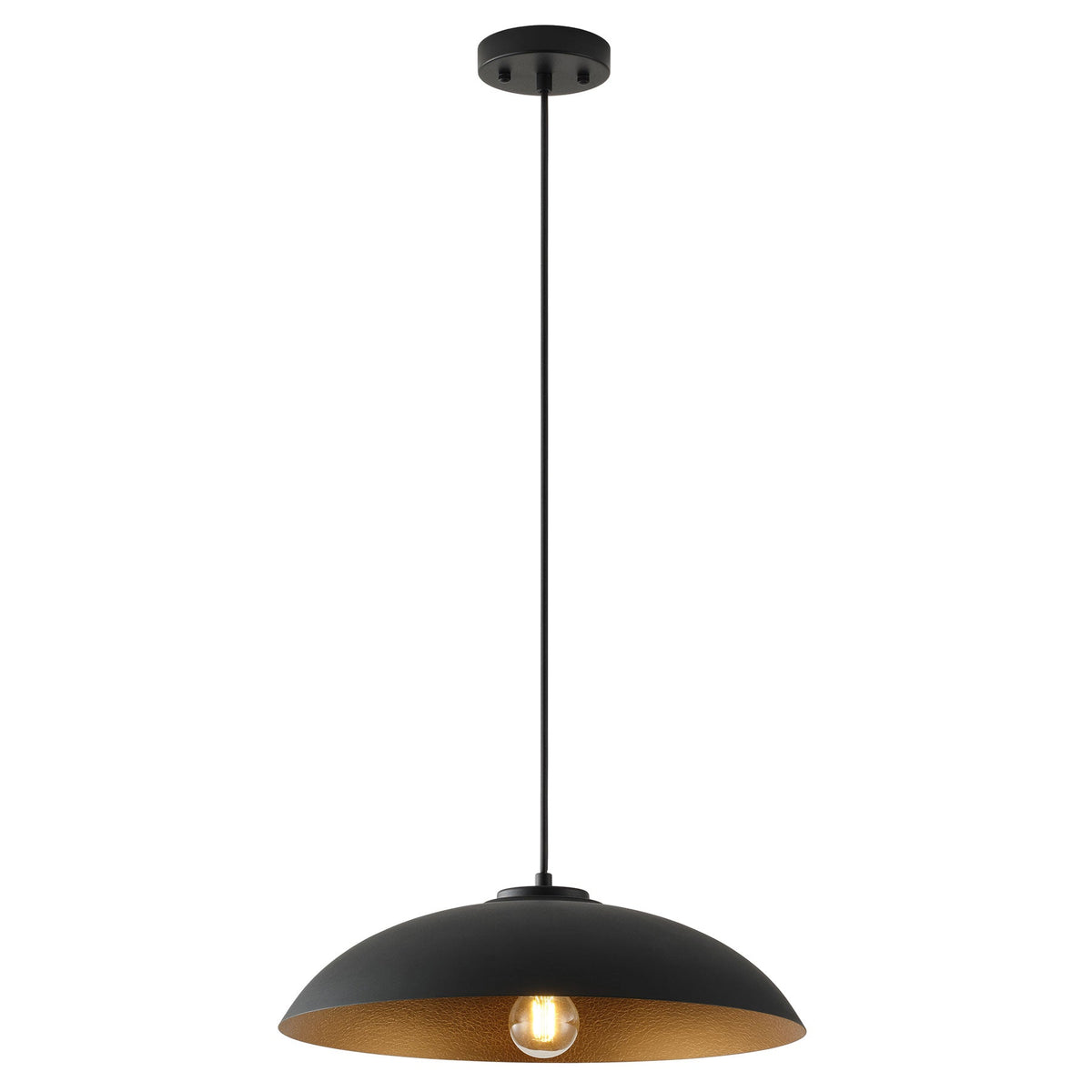 1-Light Two Sizes  Bowl Shade Pendant Lighting