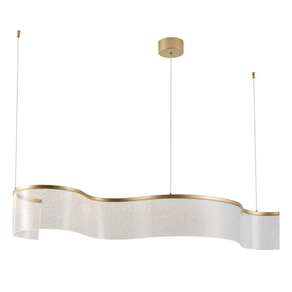1 Light LED Modern Linear Pendant Light For Kitchen Island