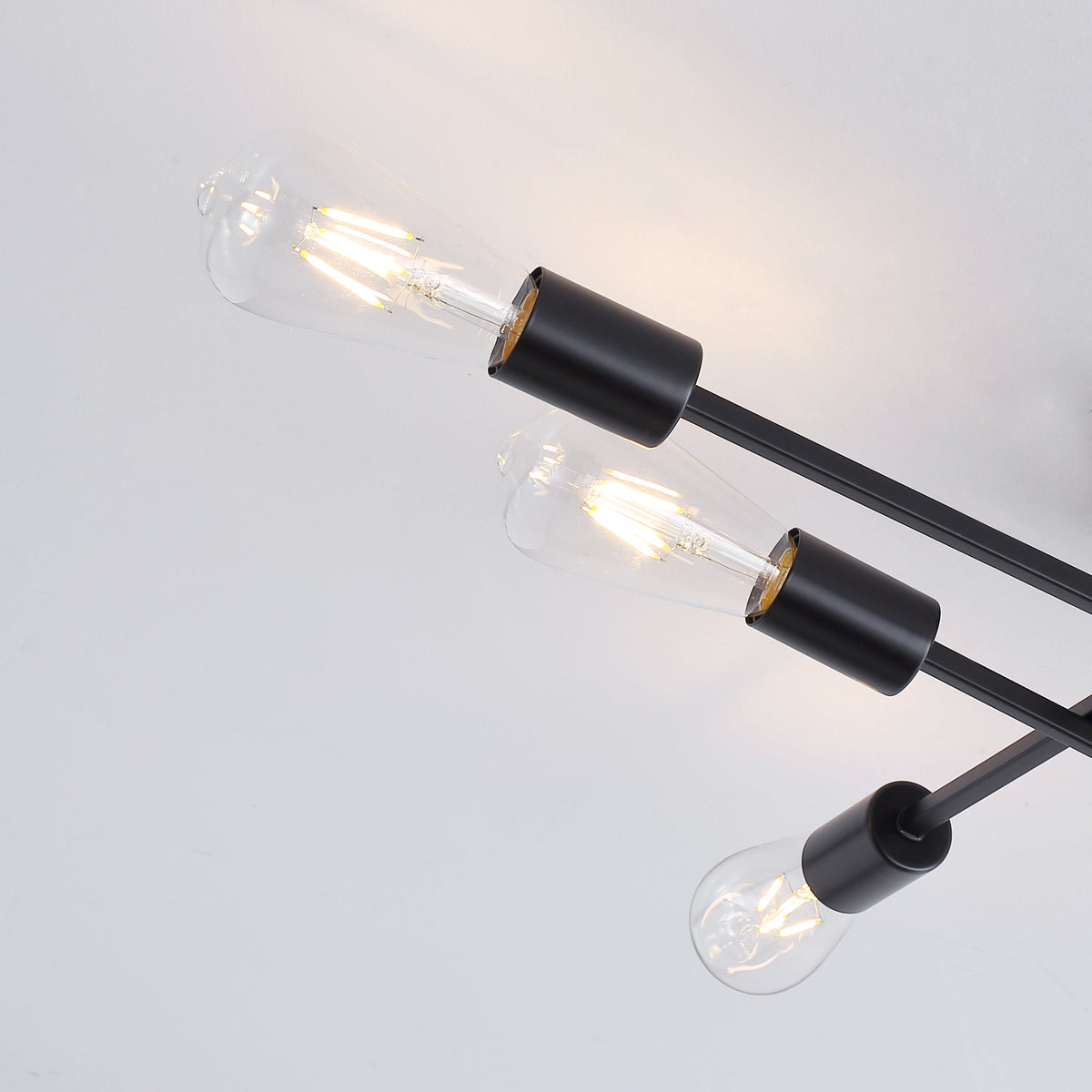 6-Lights Sputnik Semi-Flush Mount Lighting