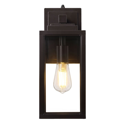 1-Light Waterproof Motion Sensor Outdoor Wall Sconce