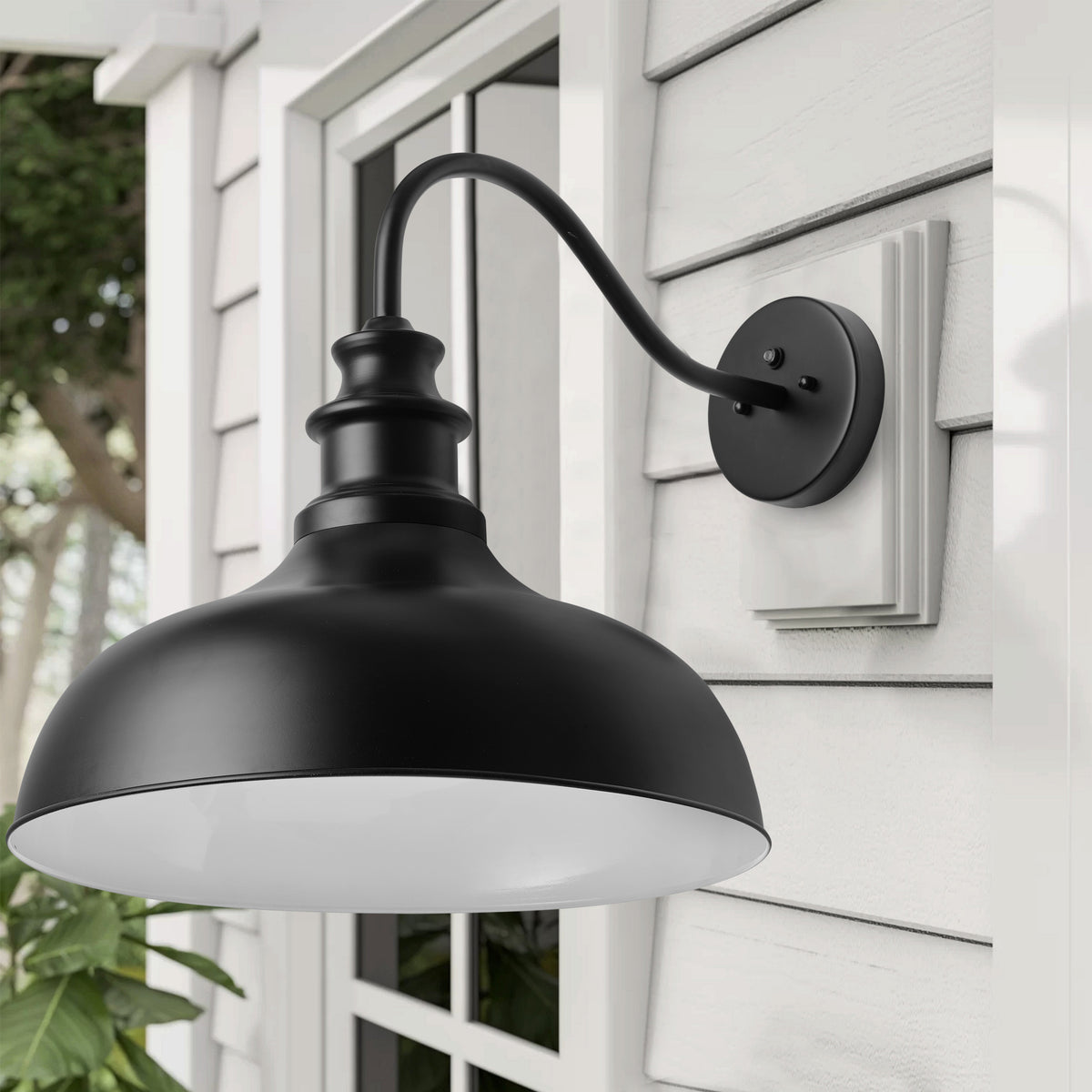 1-Light Classic Metal Frame Wall Sconces Outdoor Lights