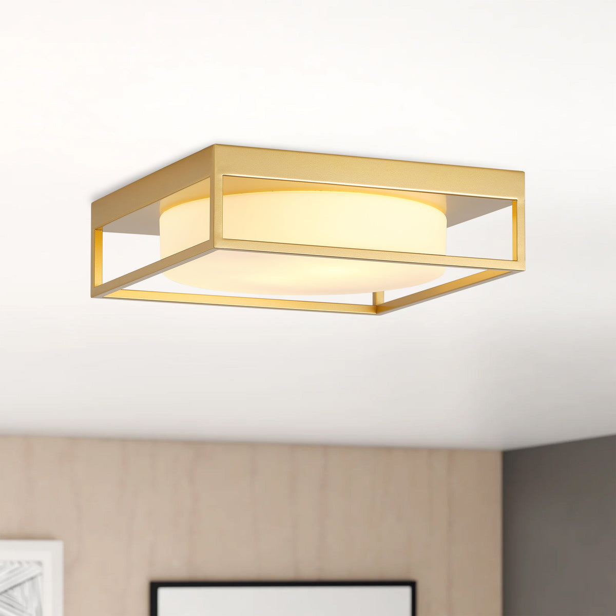2-Lights Modern Minimalist Style Flush Mount Lighting