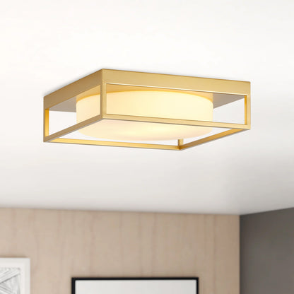 2-Lights Modern Minimalist Style Flush Mount Lighting