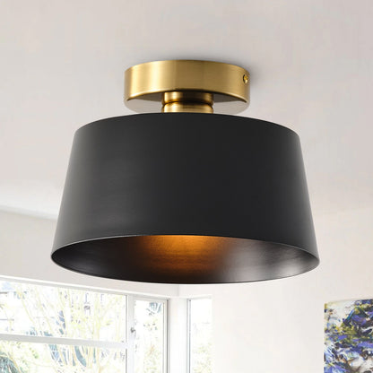 1-Light Modern Simple Style Semi-Flush Mount Lighting