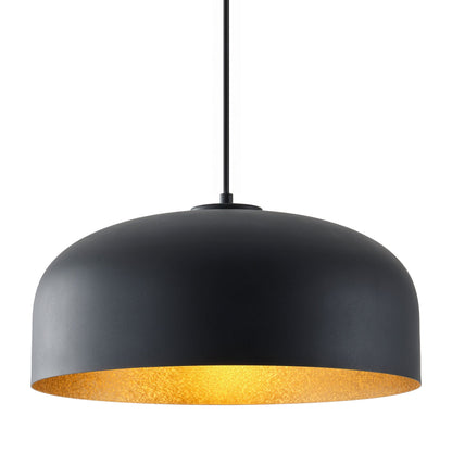 1-Light Industrial Two Sizes Bowl Shade Pendant Lighting