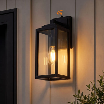 1-Light Waterproof Motion Sensor Outdoor Wall Sconce