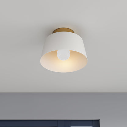1-Light Modern Simple Style Semi-Flush Mount Lighting