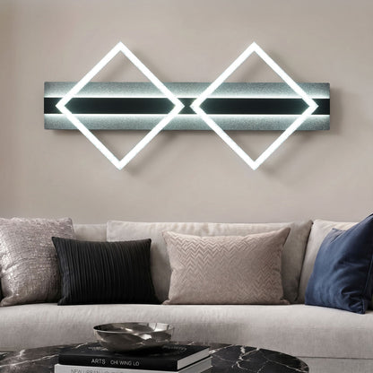1-Light Modern Geometric LED Wall Sconce