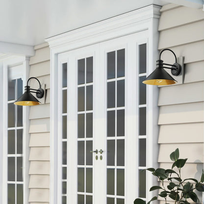 1-Light Conical Shape Wall Sconces Outdoor Lights
