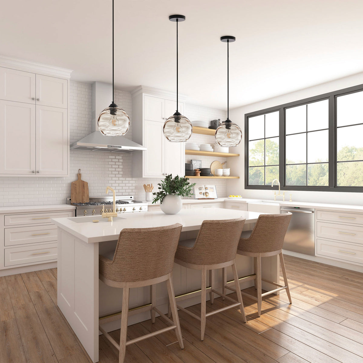 1-Light Minimalist Ball Sphere Pendant Lighting