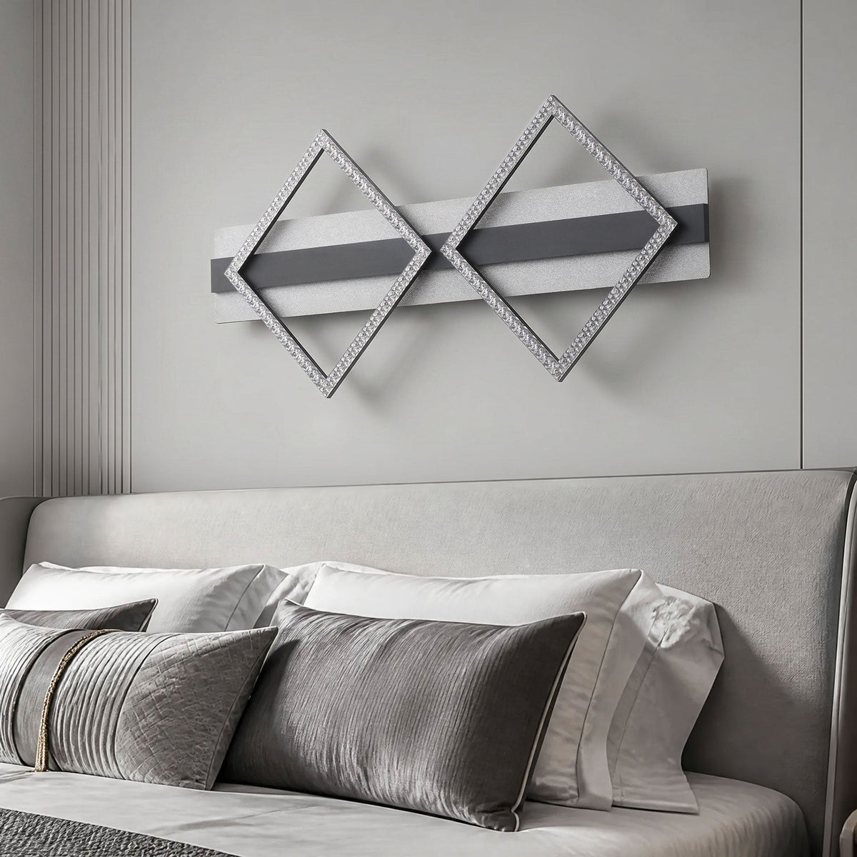 1-Light Modern Geometric LED Wall Sconce