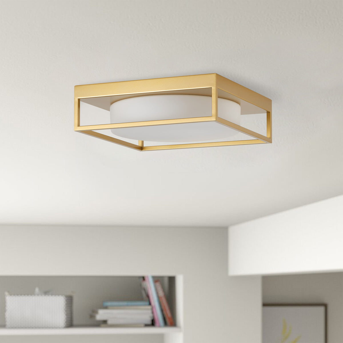 2-Lights Modern Minimalist Style Flush Mount Lighting