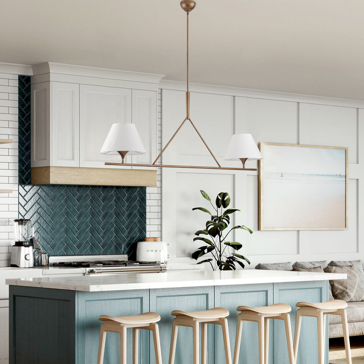 2-Lights Modern Minimalist Style Creative Kitchen Island Lights