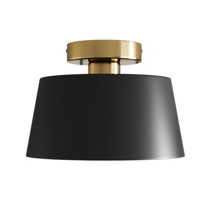 1-Light Modern Simple Style Semi-Flush Mount Lighting