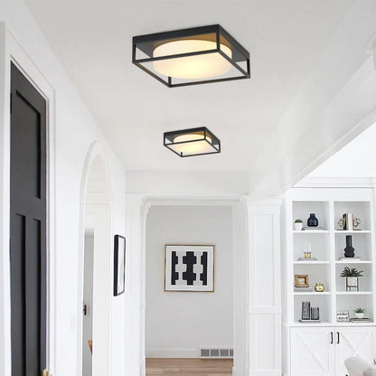 2-Lights Modern Minimalist Style Flush Mount Lighting
