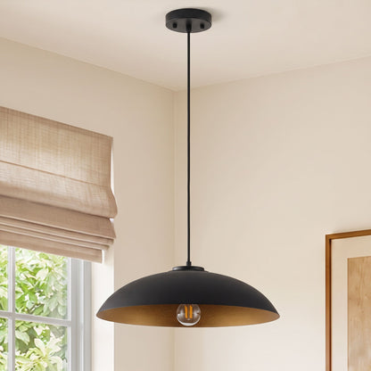 1-Light Two Sizes  Bowl Shade Pendant Lighting