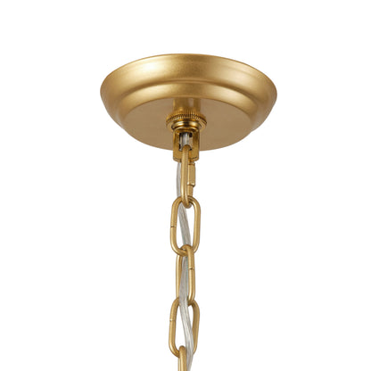 5-Lights Multi-Layer Cylindrical Stack Design Pendant Lighting