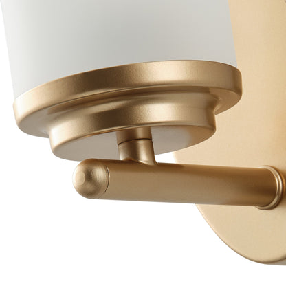 1-Light Clear Light Bites Acid Column Shade Wall Sconces