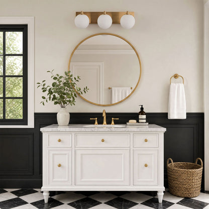 3-Light & 4-Light Globe Vanity Light for Mirror