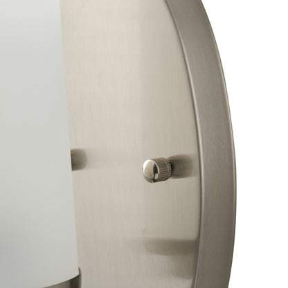 1-Light Clear Light Bites Acid Column Shade Wall Sconces
