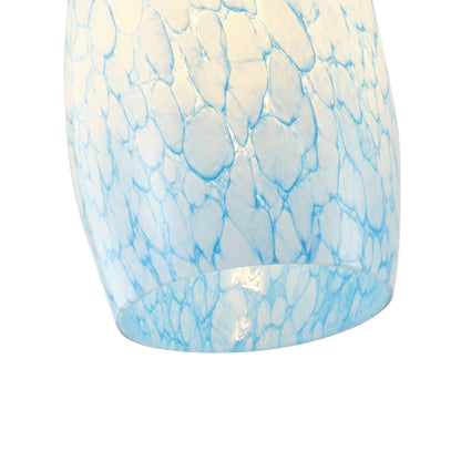 1-Light Modern Art Glass Pendant Marble Shade for Kitchen Island