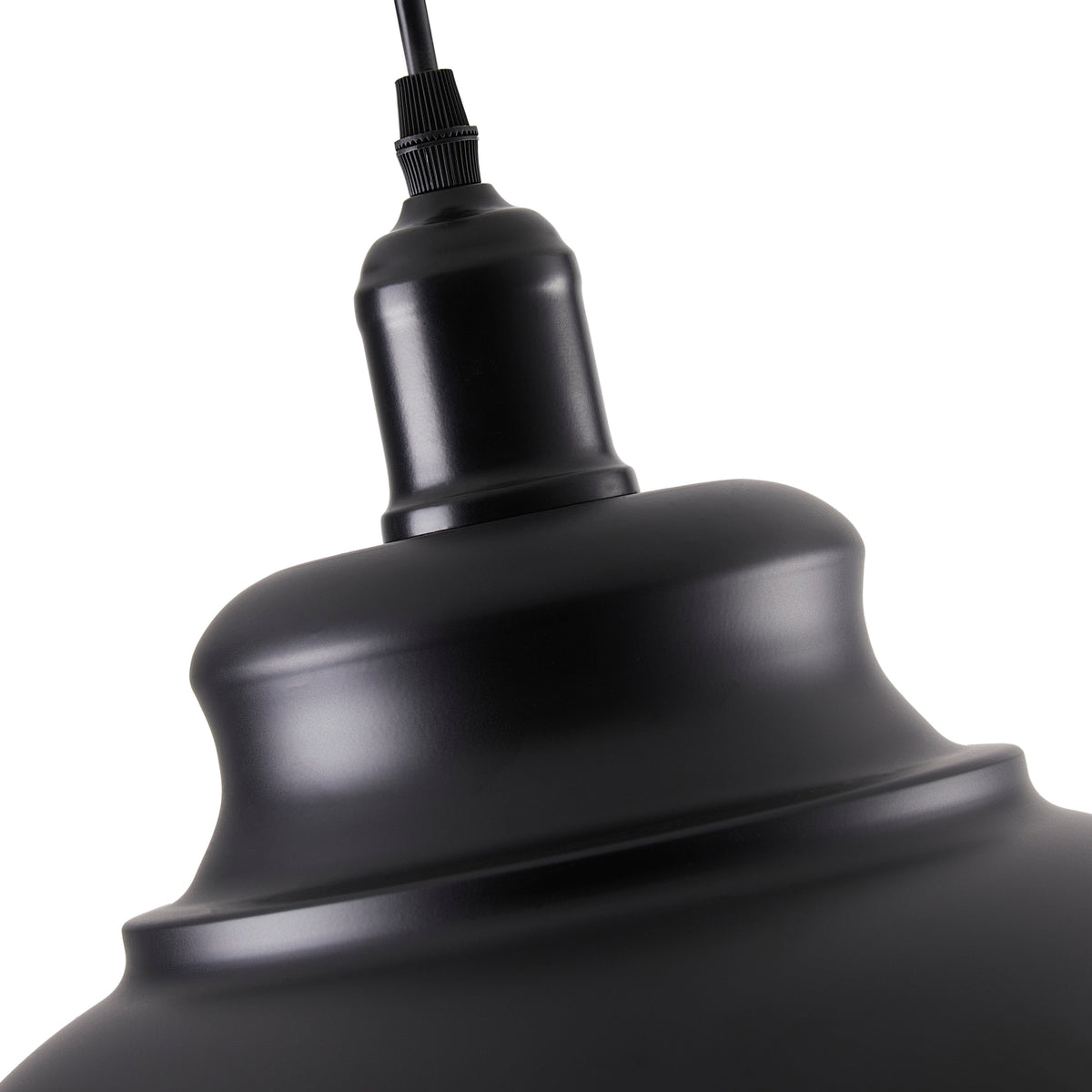 1-Light Durable Metal Shade Pendant Lighting