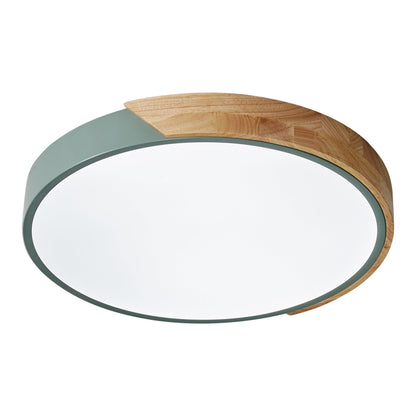 1-Light Round Acrylic LED Flush Mount Lighting