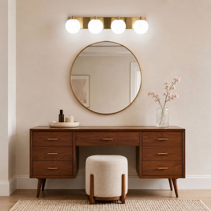 3-Light & 4-Light Globe Vanity Light for Mirror
