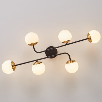 4-Lights & 6-Lights Sputnik Semi-Flush Mount Lighting