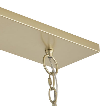 5-Lights Mid-Century Style Candle Head Chandelier
