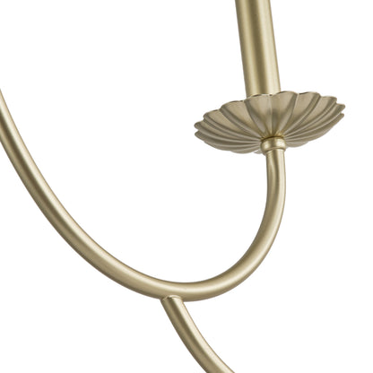 5-Lights Mid-Century Style Candle Head Chandelier