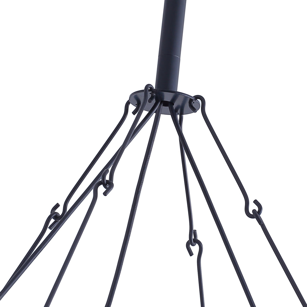 48-Lights Wheel-Shaped With Double Tiers Chandelier