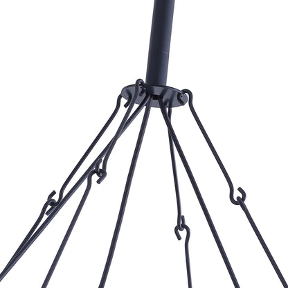 48-Lights Wheel-Shaped With Double Tiers Chandelier