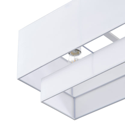 3-Light 35.43'' Oversize Fabric Rectangular Shade Island Lighting