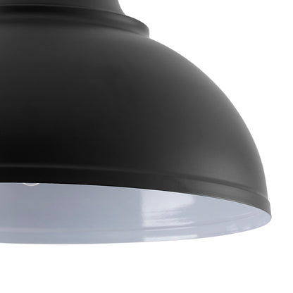 1-Light Durable Metal Shade Pendant Lighting