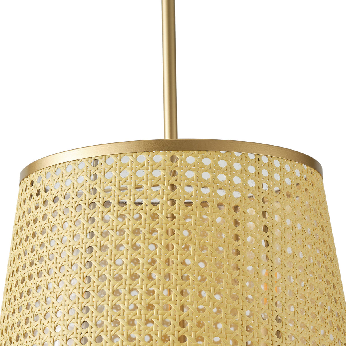 6-Lights Woven Openwork Flared Shade Pendant Lighting