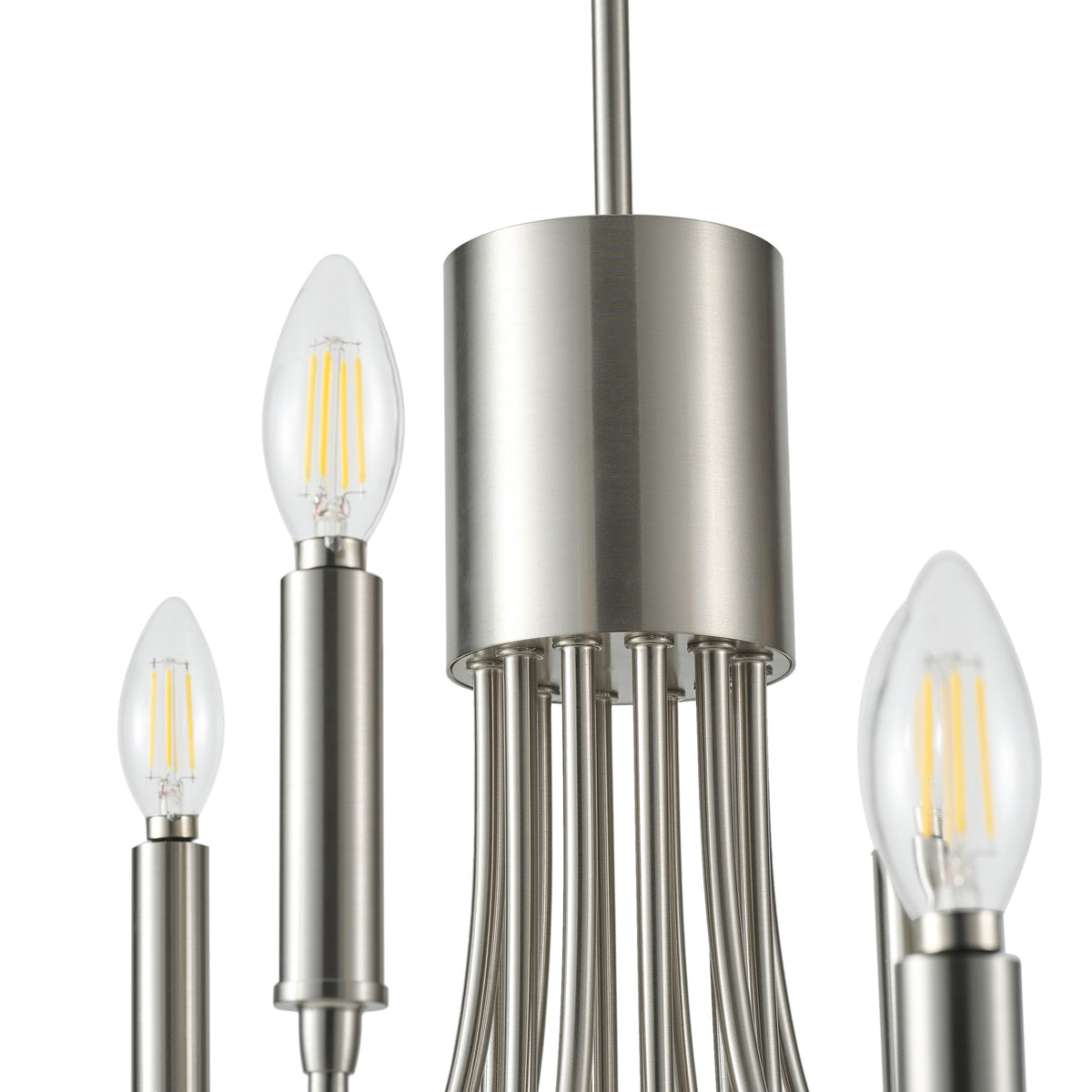 12-Lights Candle Lamp Head Creative Chandelier