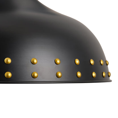 1-Light Spray-Painted with Gold Dots Bowl-Shaped Wall Light