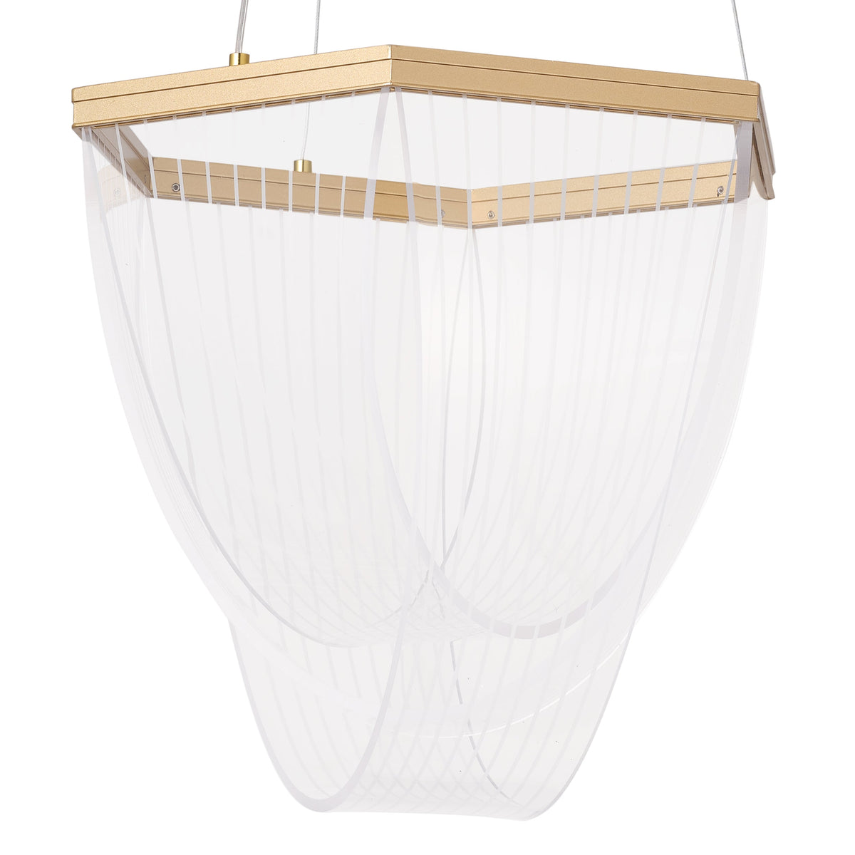 3-Lights Arc Strip Shape LED Chandelier