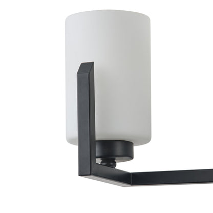 3-Lights & 4-Lights White Jade Cylinder Vanity Light