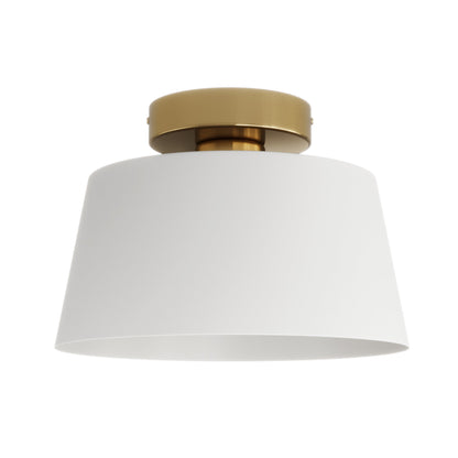 1-Light Modern Simple Style Semi-Flush Mount Lighting