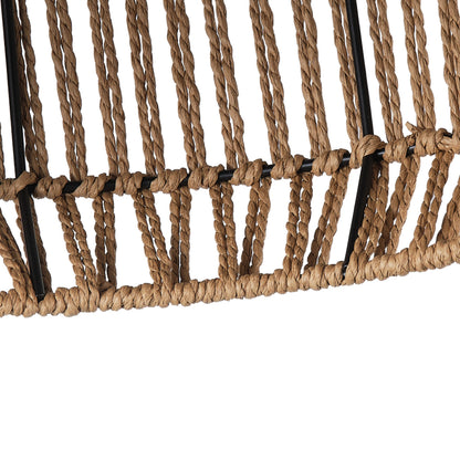 2-Lights String Paper Openwork Round Shade Flush Mount Lighting
