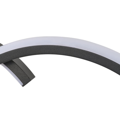 1-Light Curved Lines Design LED Bathroom Vanity Lighting