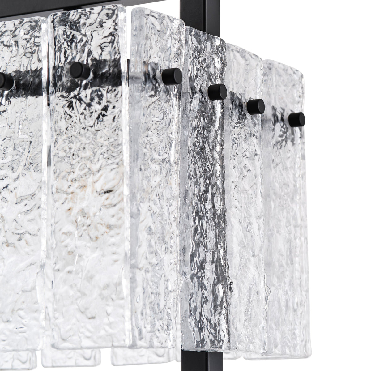6-Light Clear Glass Pieces Design for Kitchen Island