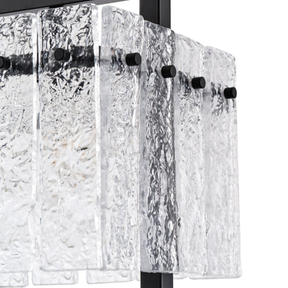 6-Light Clear Glass Pieces Design for Kitchen Island