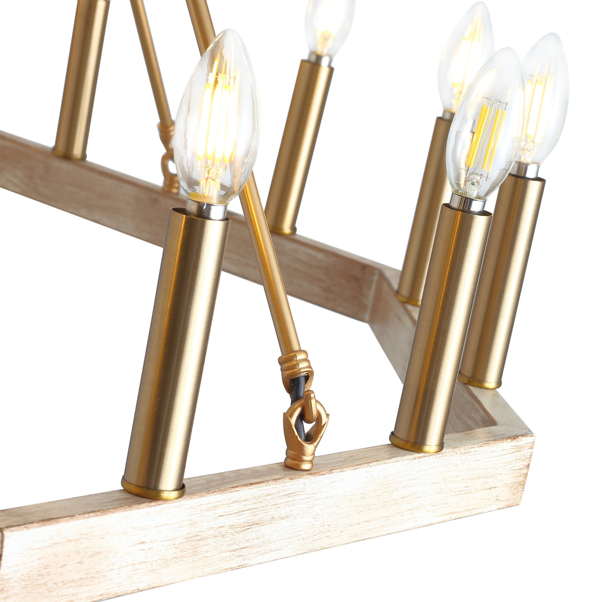 16-Lights Classic Adjustable Wheel-Shape Chandelier