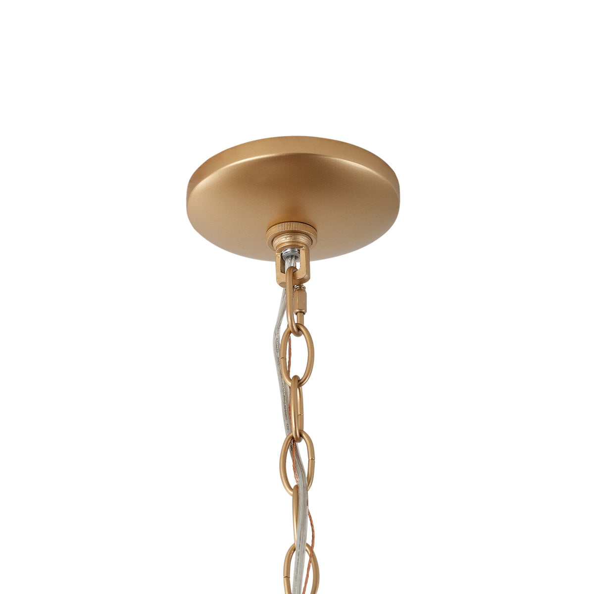 4-Light Farmhouse Pendant Chandelier with Cube Frame