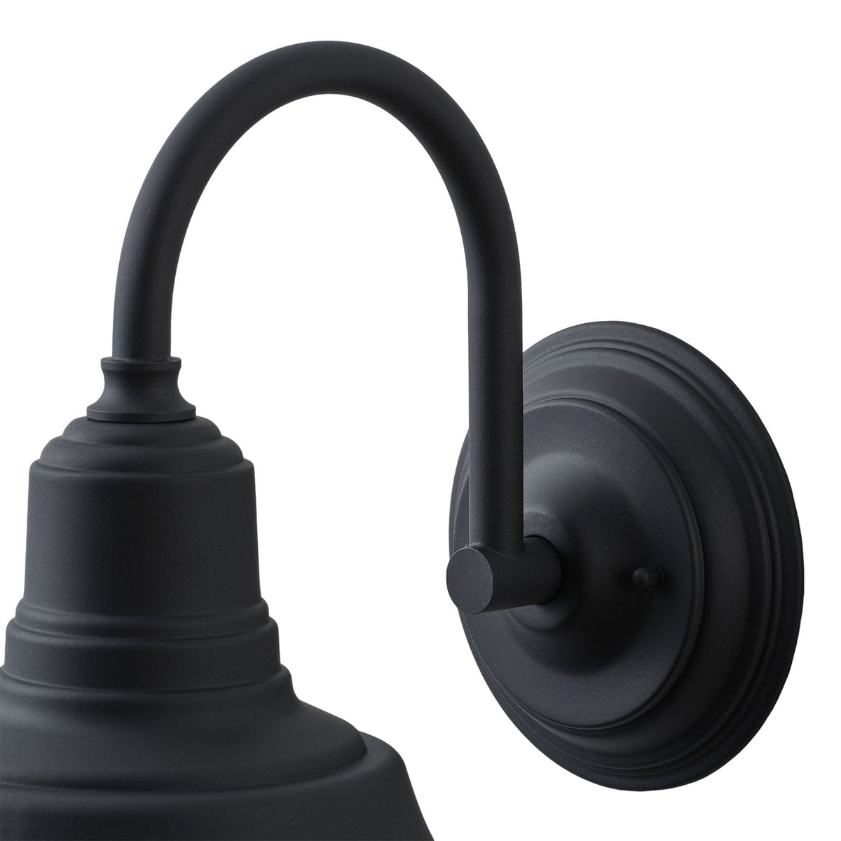1-Light Industrial Outdoor Wall Light for Garage Entryway