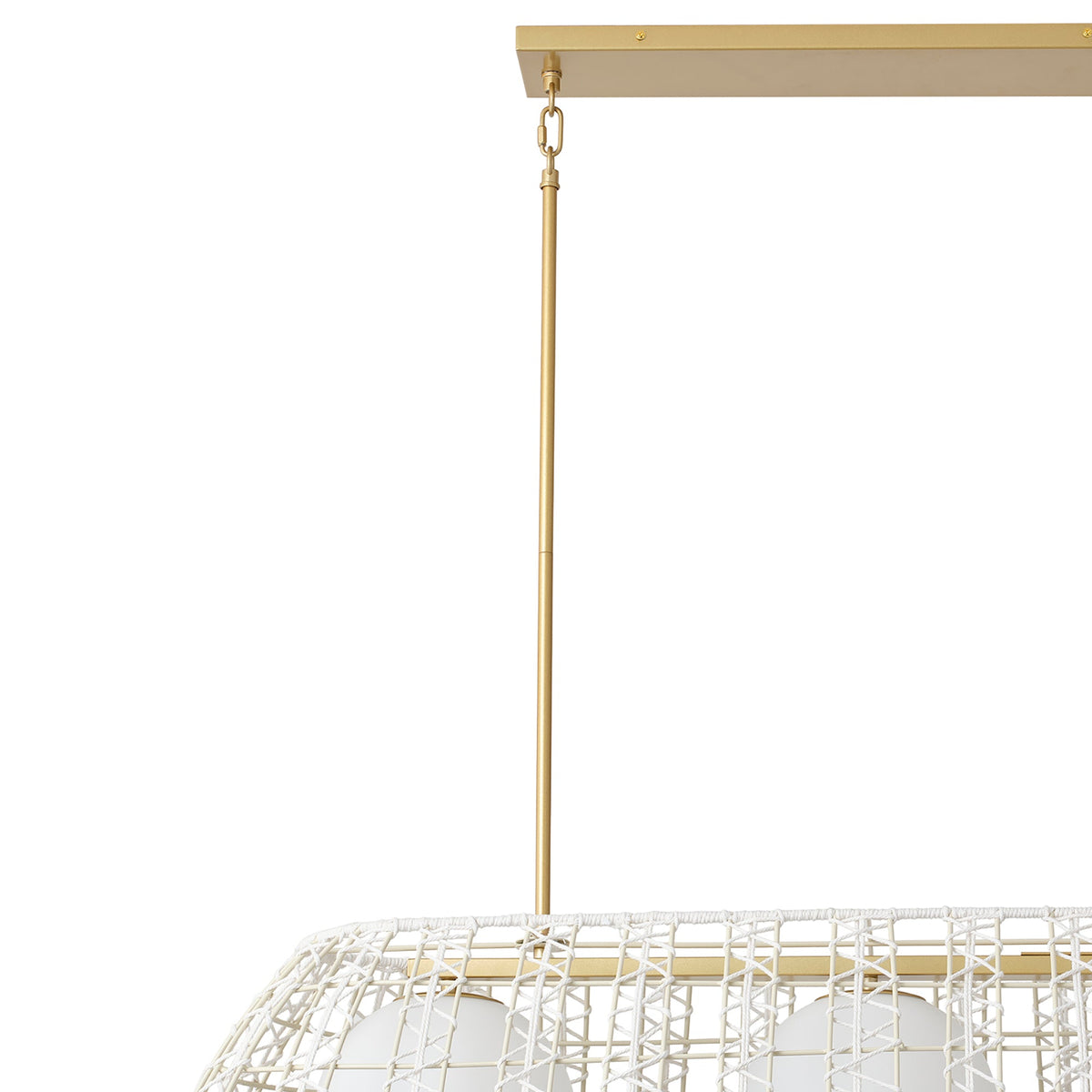3 Light Boho Rattan Chandelier Kitchen Island Light